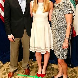 White Calvin Klein Dress